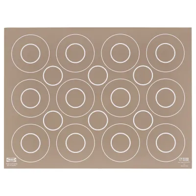 IKEA BAKTRADITION (ИКЕА БАКТРАДИТИОН) — Силиконовый коврик, бежевый, 41x31 см