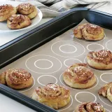 IKEA BAKTRADITION (ИКЕА БАКТРАДИТИОН) — Силиконовый коврик, бежевый, 41x31 см — фото 2