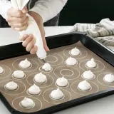 IKEA BAKTRADITION (ИКЕА БАКТРАДИТИОН) — Силиконовый коврик, бежевый, 41x31 см — фото 3