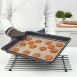IKEA BAKTRADITION (ИКЕА БАКТРАДИТИОН) — Силиконовый коврик, бежевый, 41x31 см — фото 5