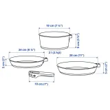 IKEA SLÄTROCKA (ИКЕА СЛЭТРОКА) — Посуда со съемной ручкой, нержавеющая сталь Нержавеющая сталь — фото 4