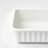 IKEA POETISK (ИКЕА ПОЕТИСК) — Жаропрочное блюдо, сливки, 30x20 см — фото 4