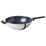 IKEA MIDDAGSMAT (ИКЕА МИДДАГСМАТ) — Вок, антипригарное покрытие/нержавеющая сталь, 32 см — фото 1