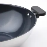 IKEA MIDDAGSMAT (ИКЕА МИДДАГСМАТ) — Вок, антипригарное покрытие/нержавеющая сталь, 32 см — фото 3