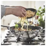 IKEA MIDDAGSMAT (ИКЕА МИДДАГСМАТ) — Вок, антипригарное покрытие/нержавеющая сталь, 32 см — фото 5