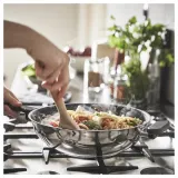 IKEA MIDDAGSMAT (ИКЕА МИДДАГСМАТ) — Вок, антипригарное покрытие/нержавеющая сталь, 28 см — фото 5