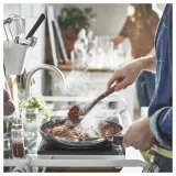 IKEA MIDDAGSMAT (ИКЕА МИДДАГСМАТ) — Сковорода, антипригарное покрытие/нержавеющая сталь, 28 см — фото 4