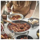 IKEA MIDDAGSMAT (ИКЕА МИДДАГСМАТ) — Сковорода, антипригарное покрытие/нержавеющая сталь, 28 см — фото 7
