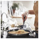 IKEA MIDDAGSMAT (ИКЕА МИДДАГСМАТ) — Сковорода для блинов, антипригарное покрытие/нержавеющая сталь, 24 см — фото 8