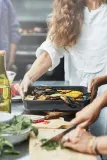 IKEA LYCKAD (ИКЕА ЛЙСКАД) — Жаропрочное блюдо, 2 штуки, темно-серый — фото 5
