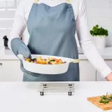 IKEA LÄTTVIKTIG (ИКЕА ЛЭТТВИКТИГ) — Блюдо жаропрочное, белое, 30x19 см — фото 2