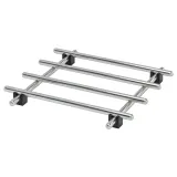 IKEA LÄMPLIG (ИКЕА ЛЭМПЛИГ) — Блюдце, нержавеющая сталь, 18x18 см — фото 1