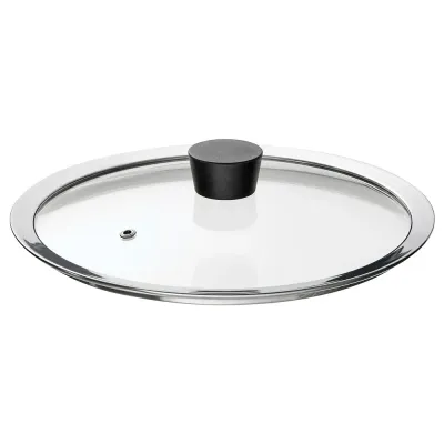 IKEA KLOCKREN (ИКЕА КЛОСКРЕН) — Крышка для сковороды, стекло, 25 см
