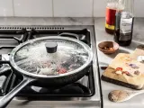 IKEA KLOCKREN (ИКЕА КЛОСКРЕН) — Крышка для сковороды, стекло, 25 см — фото 6