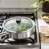 IKEA KLOCKREN (ИКЕА КЛОСКРЕН) — Крышка для сковороды, стекло, 25 см — фото 7