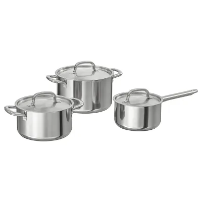 IKEA IKEA 365+ (ИКЕА ИКЕА 365+) — Набор для приготовления пищи, 6 предметов, нержавеющая сталь