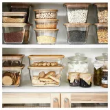 IKEA IKEA 365+ (ИКЕА ИКЕА 365+) — Контейнер для пищевых продуктов, прямоугольный/стеклянный, 1,8 л — фото 2