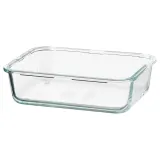 IKEA IKEA 365+ (ИКЕА ИКЕА 365+) — Контейнер для пищевых продуктов, прямоугольный/стеклянный, 1,0 л — фото 1