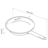 IKEA IKEA 365+ (ИКЕА ИКЕА 365+) — Сковорода, нержавеющая сталь, антипригарное покрытие, 28 см — фото 5