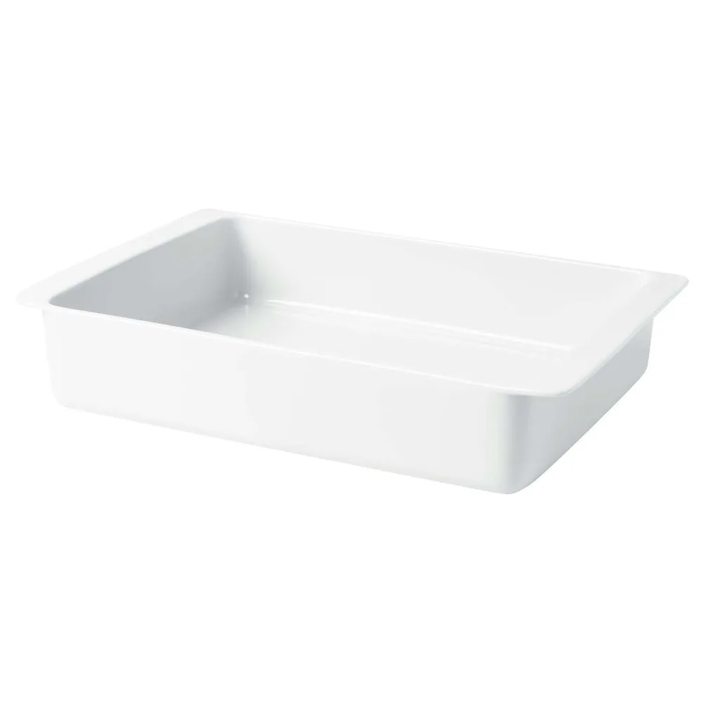 IKEA IKEA 365+ (ИКЕА ИКЕА 365+) — Блюдо жаропрочное, белое, 38x26 см