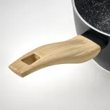 IKEA HUSKNUT (ИКЕА ХУСКНУТ) — Кастрюля, антипригарное покрытие, черный, 1,8 л — фото 2