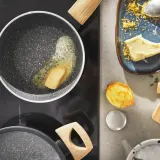 IKEA HUSKNUT (ИКЕА ХУСКНУТ) — Кастрюля, антипригарное покрытие, черный, 1,8 л — фото 4