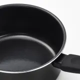 IKEA HEMLAGAD (ИКЕА ХЕМЛАГАД) — Кастрюля с крышкой, антипригарное покрытие черного цвета, 2 л — фото 7