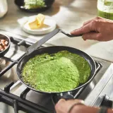 IKEA HEMLAGAD (ИКЕА ХЕМЛАГАД) — Сковорода для блинов, антипригарное покрытие черная, 25 см — фото 5