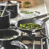 IKEA HEMLAGAD (ИКЕА ХЕМЛАГАД) — Набор посуды, 4 предмета, антипригарное покрытие, черный — фото 2