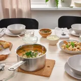 IKEA HEMKOMST (ИКЕА ХЕМКОМСТ) — Кастрюля с крышкой, нержавеющая сталь/стекло, 2 л — фото 6