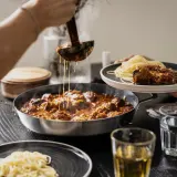 IKEA HEMKOMST (ИКЕА ХЕМКОМСТ) — Сковорода, нержавеющая сталь/ антипригарное покрытие, 32 см — фото 4