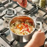 IKEA HEMKOMST (ИКЕА ХЕМКОМСТ) — Кастрюля с крышкой, нержавеющая сталь/стекло, 3 л — фото 4