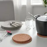 IKEA HEAT (ИКЕА ХЕАТ) — Блюдце, пробка, 19 см — фото 2