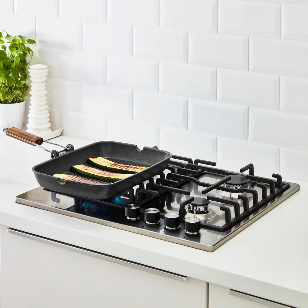 IKEA GRILLA (ИКЕА ГРИЛЛА) — Сковорода-гриль, антипригарное покрытие, 36x26 см