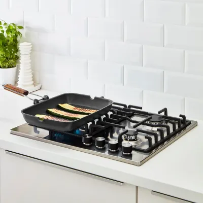 IKEA GRILLA (ИКЕА ГРИЛЛА) — Сковорода-гриль, антипригарное покрытие, 36x26 см
