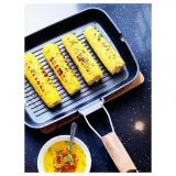IKEA GRILLA (ИКЕА ГРИЛЛА) — Сковорода-гриль, антипригарное покрытие, 36x26 см — фото 2