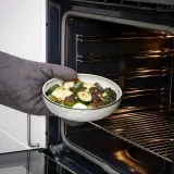 IKEA GLADELIG (ИКЕА ГЛАДЕЛИГ) — Блюдо жаропрочное, серое, 20 см — фото 5