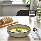 IKEA GLADELIG (ИКЕА ГЛАДЕЛИГ) — Блюдо жаропрочное, серое, 20 см — фото 6