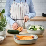 IKEA GLADELIG (ИКЕА ГЛАДЕЛИГ) — Жаропрочное блюдо, 2 штуки, серое — фото 4