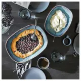 IKEA GLADELIG (ИКЕА ГЛАДЕЛИГ) — Жаропрочное блюдо, 2 штуки, голубое — фото 4