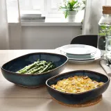 IKEA GLADELIG (ИКЕА ГЛАДЕЛИГ) — Жаропрочное блюдо, 2 штуки, голубое — фото 6