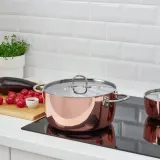 IKEA FINMAT (ИКЕА ФИНМАТ) — Кастрюля с крышкой, медь/нержавеющая сталь, 5 л — фото 2