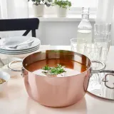 IKEA FINMAT (ИКЕА ФИНМАТ) — Кастрюля с крышкой, медь/нержавеющая сталь, 5 л — фото 3