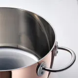 IKEA FINMAT (ИКЕА ФИНМАТ) — Кастрюля с крышкой, медь/нержавеющая сталь, 5 л — фото 5