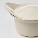 IKEA FÄRGKLAR (ИКЕА ФЭРГКЛАР) — Жаропрочное блюдо с крышкой, глянцевый бежевый, 0,2 л — фото 5