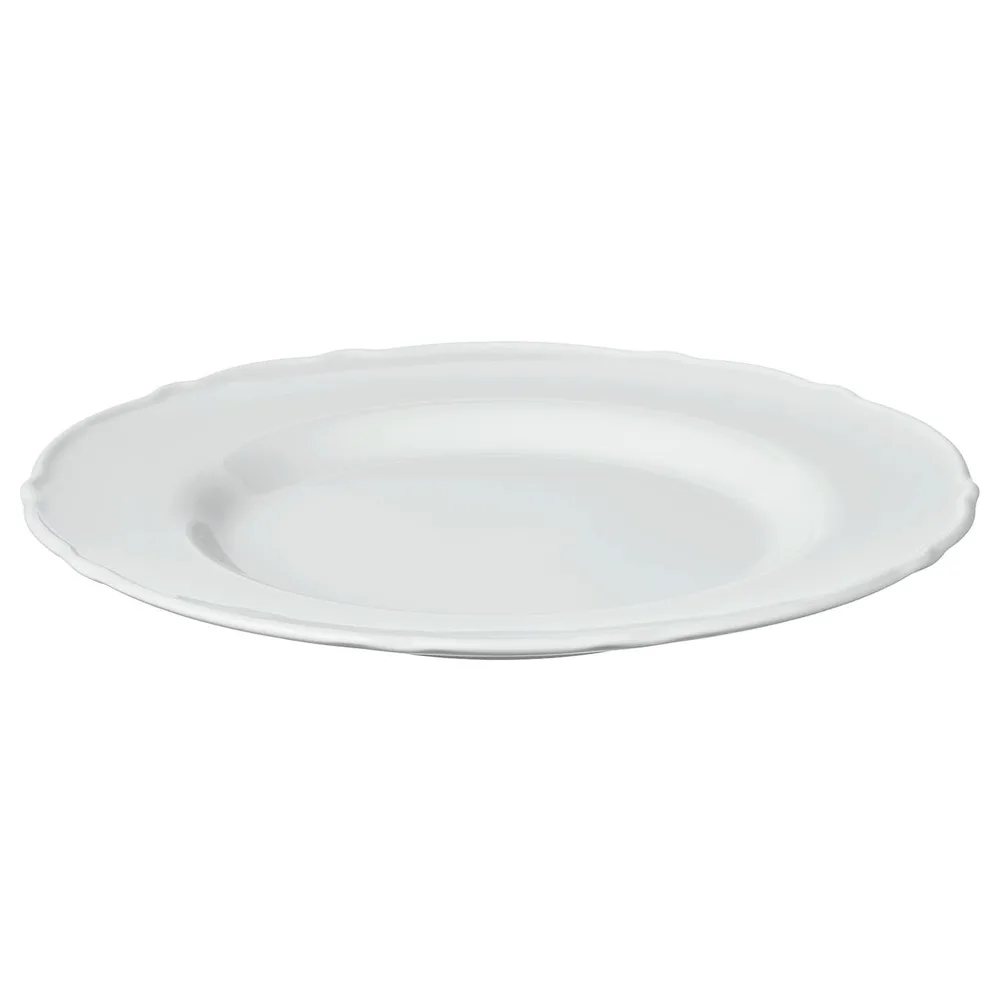 IKEA UPPLAGA (ИКЕА УППЛАГА) — Тарелка, белая, 22 см
