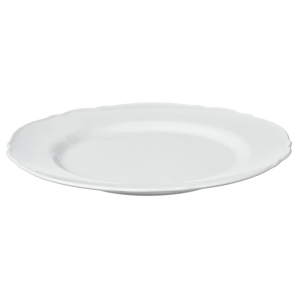 IKEA UPPLAGA (ИКЕА УППЛАГА) — Тарелка, белая, 28 см