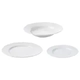 IKEA UPPLAGA (ИКЕА УППЛАГА) — Сервиз, 18 штук, белый — фото 2