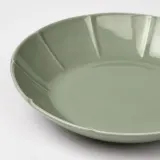 IKEA STRIMMIG (ИКЕА СТРИММИГ) — Глубокая тарелка, керамогранит бледно-серо-зеленого цвета, 23 см — фото 2