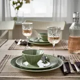 IKEA STRIMMIG (ИКЕА СТРИММИГ) — Миска, керамогранит бледно-серо-зеленого цвета, 11 см — фото 4
